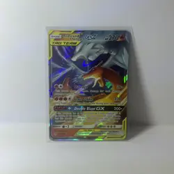 Pokemon TCG Reshiram & Charizard GX 20/214 Near Mint Condition - Image 1