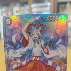 One Piece TCG OP13 OP13-054 Yamato Alt-Art Blue SR English NM/M - Image 2