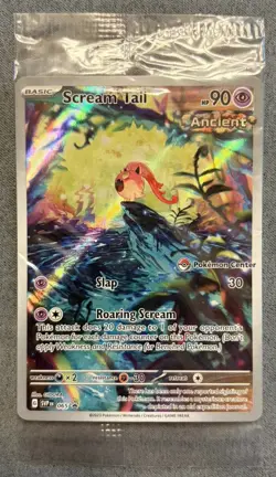 Scream Tail 065 Pokemon Center Stamped Promo Pokemon TCG SEALED - Image 1