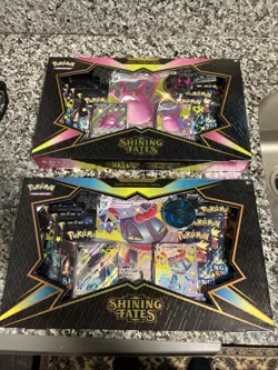 Pokemon TCG: Shining Fates Premium Collection Set [Shiny Crobat/Dragapult VMAX, 820650808715 - Image 1