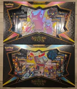 Pokemon TCG Shining Fates Premium Collection Set Shiny Crobat/Dragapult VMAX 820650808715 - Image 1