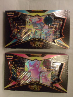 Pokemon TCG Shining Fates Premium Collection Set Shiny Crobat/Dragapult VMAX 820650808715 - Image 1