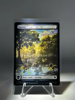 FULL ART CHOCOBO TRACK FOIL BASIC LANDS FINAL FANTASY MTG SET OF 5 - Image 4