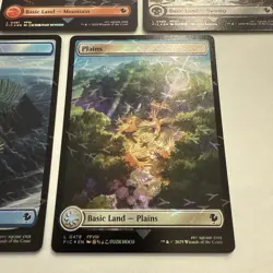 Chocobo Track Foil Full Art Basic Lands Set of 5 Final Fantasy MTG FIC Unplayed - Image 5