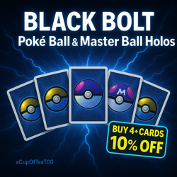 Black Bolt Pokemon Cards Poke Ball's & Master Ball's Mint/NM Choose Your Card - Image 2