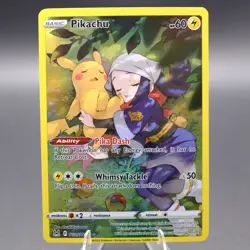 Pikachu TG05/TG30 Ultra Rare SWSH11: Lost Origin Trainer Gallery Pokemon TCG NM - Image 1
