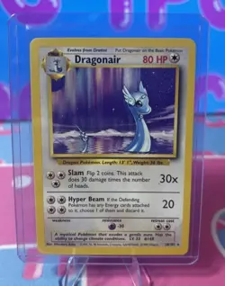 Dragonair 18/102 Base Set Non-Holo Rare Pokemon Card 1999 WOTC 18/102 - Image 1