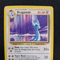 Dragonair 18/102 Rare Base Set Pokemon Card WOTC LP - Image 2