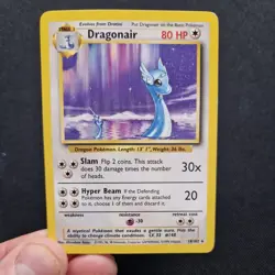 Dragonair 18/102 Rare Base Set Pokemon Card WOTC LP - Image 4