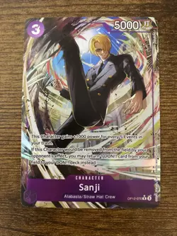Sanji OP12-070 Alternate Art (English) One Piece TCG Legacy Of The Master - Image 2