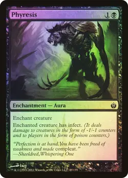 Mirrodin Besieged MTG FOIL Phyresis Magic - Image 1