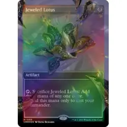 FOIL JEWELED LOTUS (TEXTURED FOIL) Commander Masters Magic MTG MINT CARD - Image 1