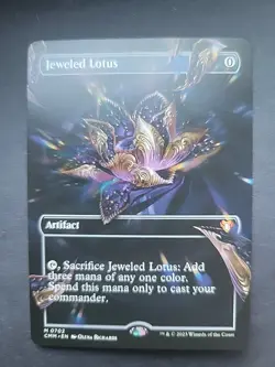 Jeweled Lotus Magic Borderless The Gathering Commander Masters Used - Image 1