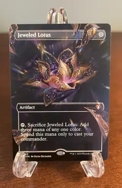 Jeweled Lotus (Borderless) Commander Masters Regular NM MTG Magic The Gathering - Image 1