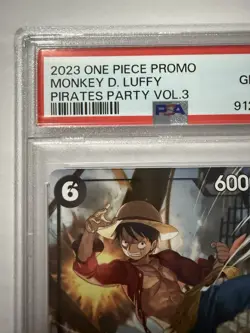 One Piece Promo Monkey D. Luffy Pirates Party Vol 3 #P-035 PSA 10 GEM MINT - Image 3