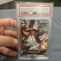 PSA 10 - One Piece - English - Monkey D. Luffy - Pirates Party Vol. 3 - Image 1