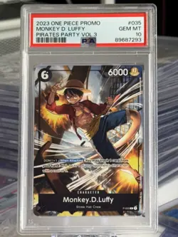 PSA 10 - One Piece - English - Monkey D. Luffy - Pirates Party Vol. 3 - Image 1