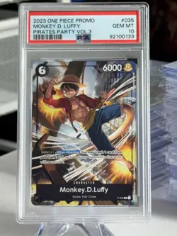 PSA 10 - One Piece - English - Monkey D. Luffy - Pirates Party Vol. 3 - Image 1