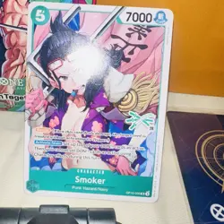 Smoker (Boa Hancock), 3 SWORD LOGO 39, OP10-030, SR, english One Piece Card - Image 4