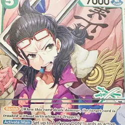 Smoker (Boa Hancock), 3 SWORD LOGO 39, OP10-030, SR, english One Piece Card - Image 5