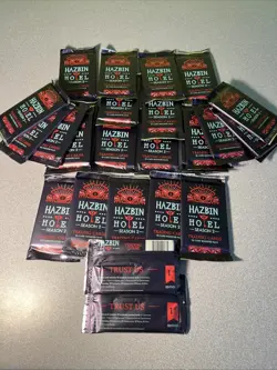 🔥HAZBIN HOTEL Season 2 Trading Cards 1st Edition Booster Pack Lot Of 25 SEALED - Image 1