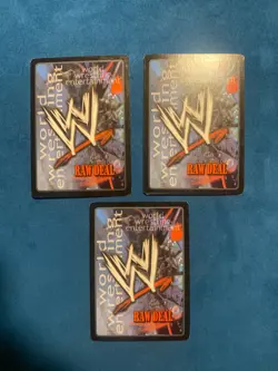 WWE Raw Deal Cards Playset of x3 What a Maneuver - Image 2
