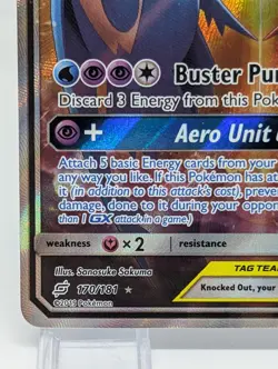 Pokemon TCG Latias & Latios GX 170/181 Tag Team Sun & Moon Team (Raw) NM - Image 4
