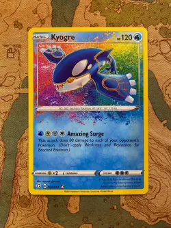 Pokemon Card TCG - Kyogre 021/072 Amazing Rare Shining Fates Near Mint - Image 1