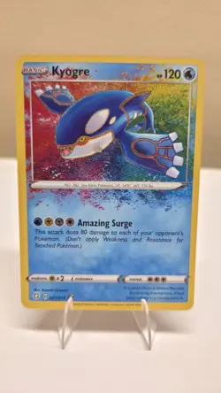 Pokemon TCG Kyogre Shining Fates Holo Card 021/072 Amazing Rare, Near Mint - Image 1