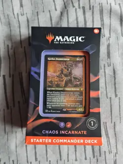 Magic: The Gathering Chaos Incarnate Starter Commander Deck MTG Precon Sealed - Image 1