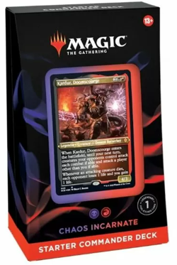 MTG - Magic The Gathering Chaos Incarnate Starter Commander Deck - FREE SHIPPING - Image 1