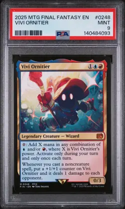 🔥 PSA 9 Sequential Vivi Ornitier MTG Final Fantasy #0248 FOIL & Non-Foil Pair - Image 4