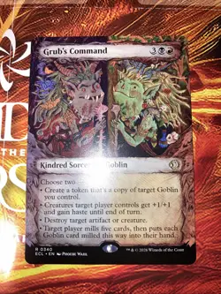 Grub's Command (Showcase) Lorwyn Eclipsed Regular - Image 1