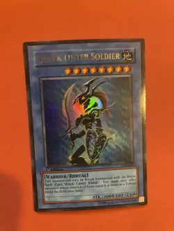 Yu-Gi-Oh! TCG Black Luster Soldier Yugi Evolution SYE-024 1st Edition Ultra Rare - Image 1