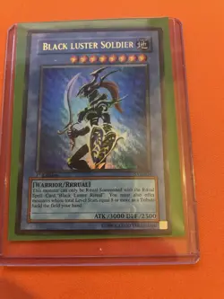 Yu-Gi-Oh! TCG Black Luster Soldier Yugi Evolution SYE-024 1st Edition Ultra Rare - Image 2