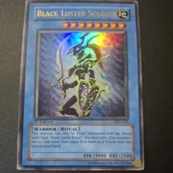 Yu-Gi-Oh! TCG Black Luster Soldier SYE-024 Ultra Rare 1st Edition NM - Image 1