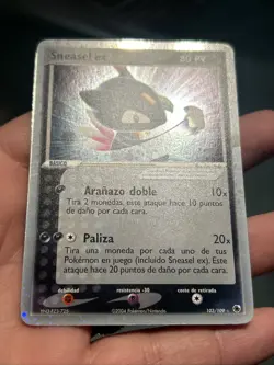 Pokemon TCG Sneasel ex 103/109 HOLO EX Ruby & Sapphire Spanish (LB3)- NM - Image 3