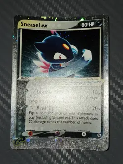 Pokemon TCG - Sneasel ex - EX Ruby & Sapphire - Holo Rare Trading Card (103/109) - Image 2