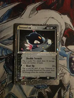 Pokemon TCG Sneasel EX Ruby and Sapphire Holo Ultra Rare Card 103/109 LP - Image 1