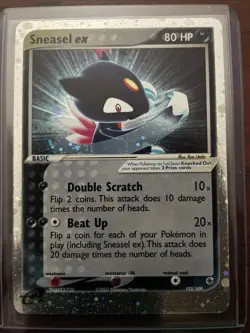 Pokemon TCG Sneasel EX Ruby and Sapphire Holo Ultra Rare Card 103/109 NM - Image 2