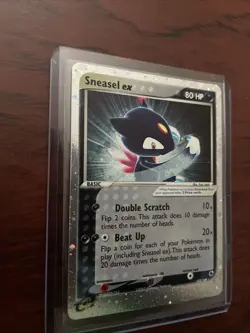 Pokemon TCG Sneasel EX Ruby and Sapphire Holo Ultra Rare Card 103/109 NM - Image 4