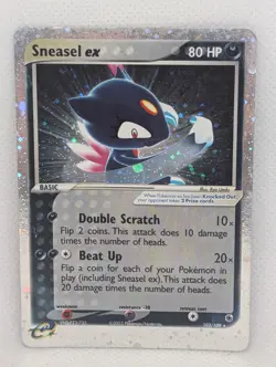 Sneasel ex 103/109 Ruby and Sapphire Holo Ultra Rare Pokemon TCG Nintendo MP+ - Image 1