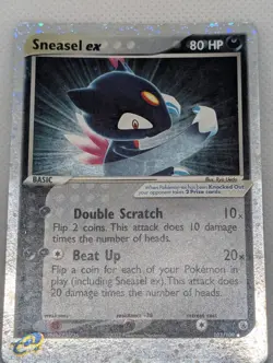 Sneasel ex 103/109 Ruby and Sapphire Holo Ultra Rare Pokemon TCG Nintendo MP+ - Image 3