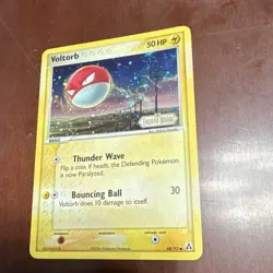 Pokemon TCG-Voltorb-EX Legend Maker-68/92-50HP-Holo-Basic-Nintendo-English-2006 - Image 1