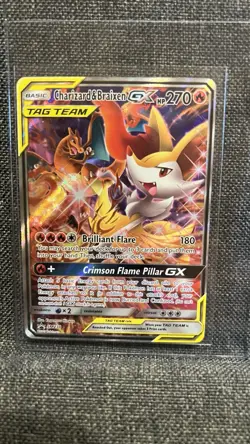 Pokemon TCG Charizard & Braixen GX SM230 Holo Promo Card - Image 2