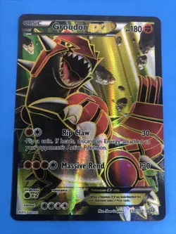 Groudon EX 150/160 - Primal Clash Pokemon Card - NM - Image 3