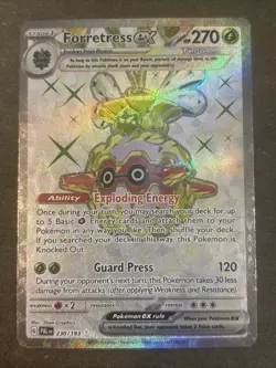 Forretress ex 230/193 Sv02: Paldea Evolved Holo Pokemon TCG NM - Image 1