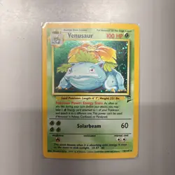 💎MINT💎 2000 Venusaur Base Set 2 Pokemon Holo - with a Swirl! - Image 1