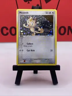 Meowth 69/112 FireRed & LeafGreen Reverse Holo Common Pokemon TCG 2004 LP - Image 2