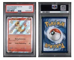 2024 POKEMON PAF EN-PALDEAN FATES SHINY RARE #109 CHARMANDER PSA 9 - Image 1